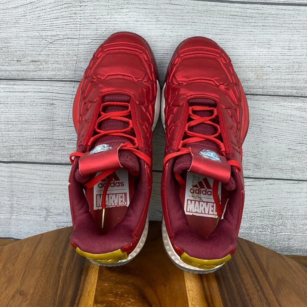 Adidas x Marvel Harden Volume 3 Iron Man Basketball Shoes EG2626 Youth Size 6